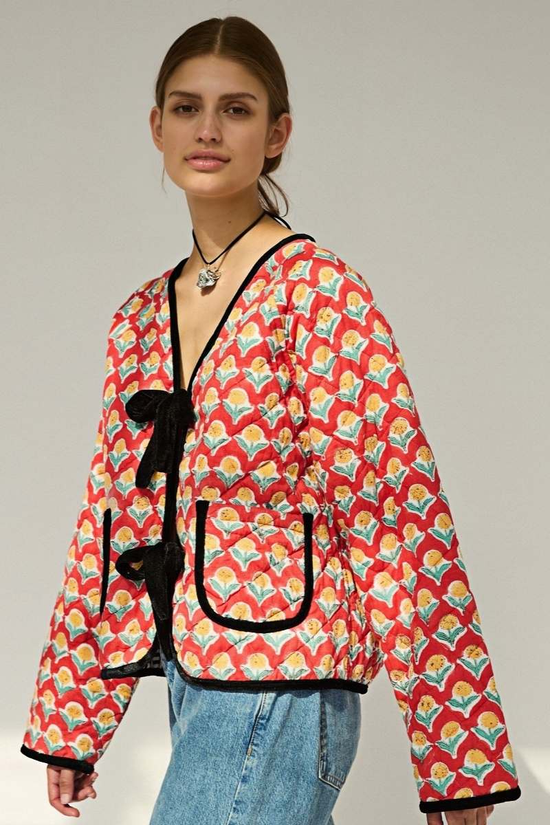 Jaqueta de Algodão Suvanna – Blood Orange