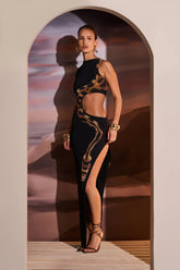 Vestido Viper com Recortes Sensuais – Syll