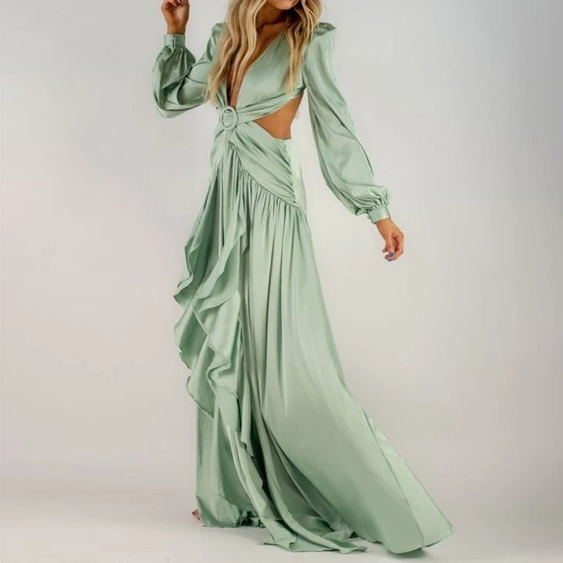 Vestido Longo Viscose - Nathalia