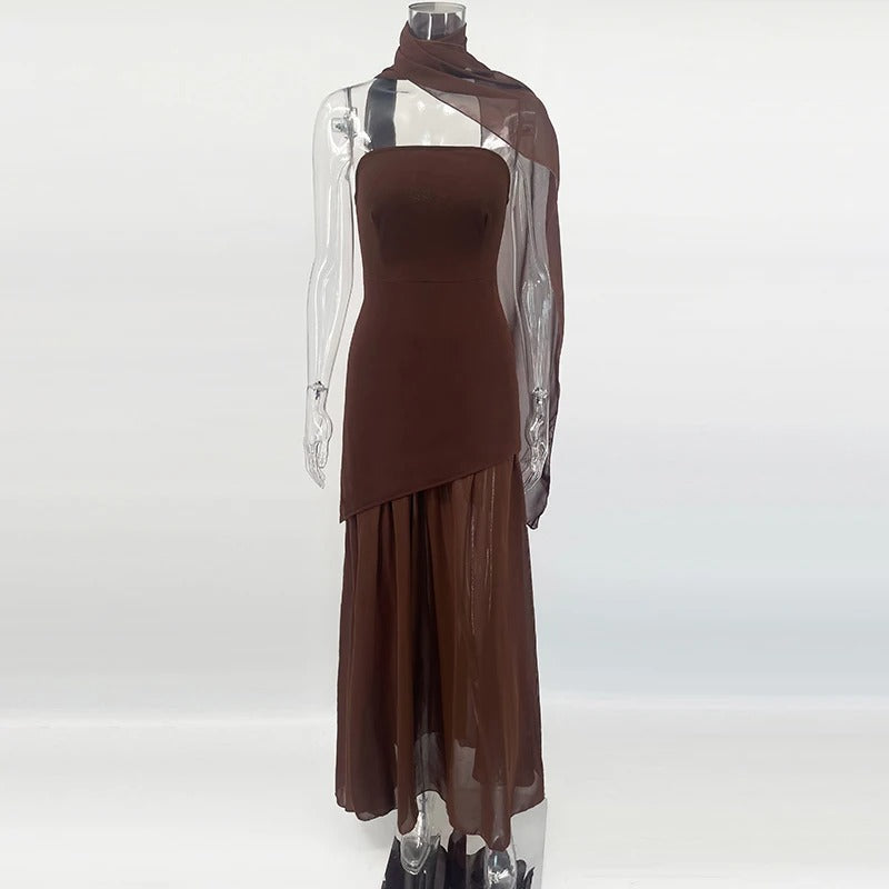 Vestido Feminino Elegante Longo - Donna