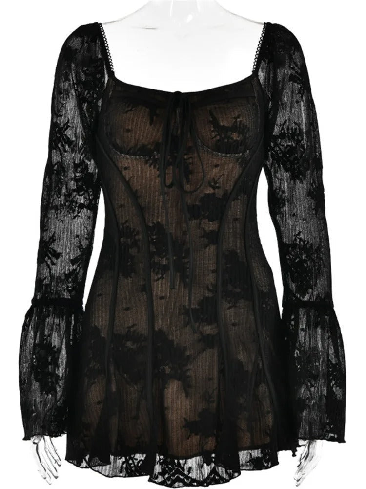 Vestido Renda Curto - Bruna