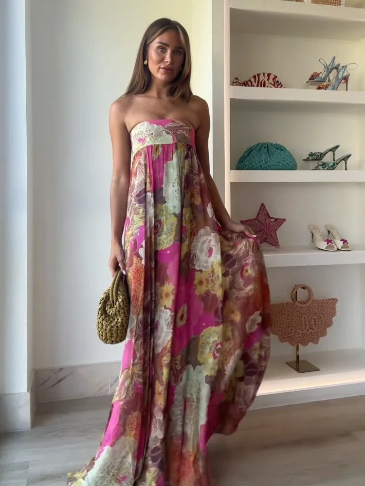 Vestido Feminino Elegante Floral – Wendy