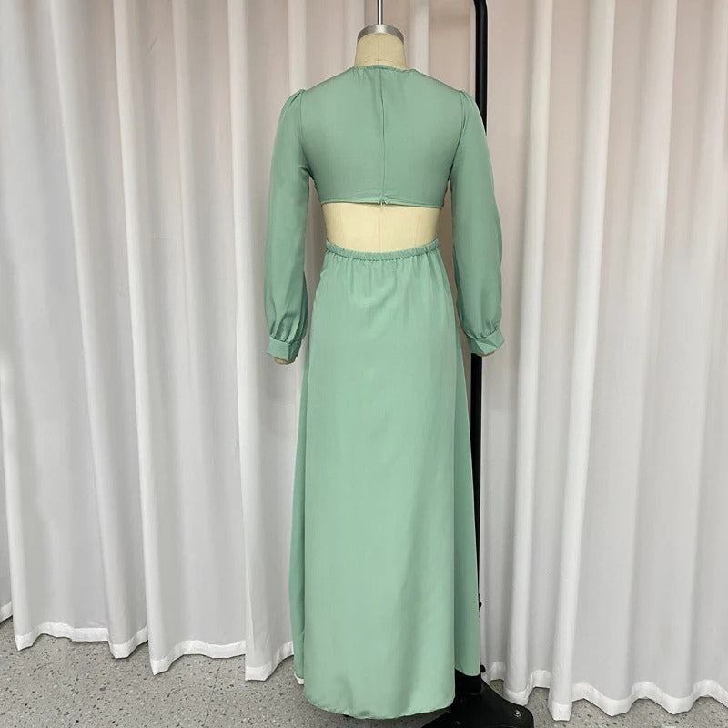 Vestido Longo Viscose - Nathalia