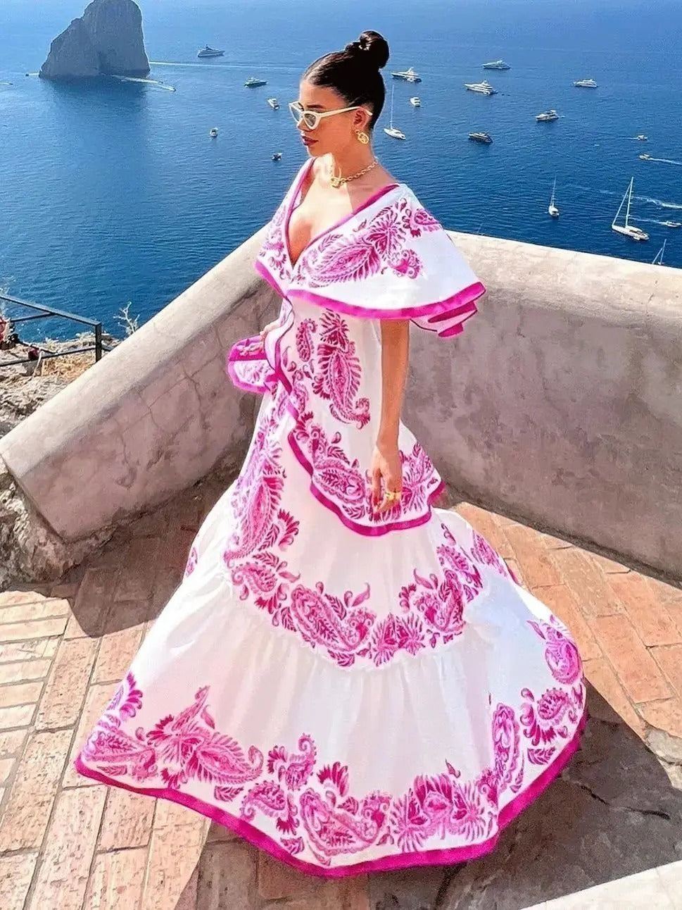 Vestido Feminino Estampado - Jessica