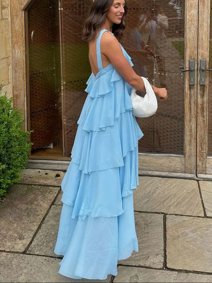 Vestido Feminino Elegante Babado - Catarina