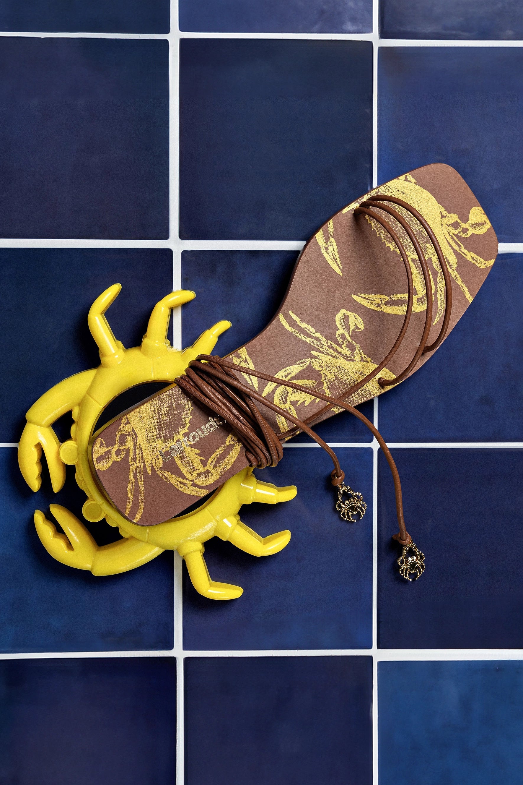 Sandália Nadia Couro Caramelo