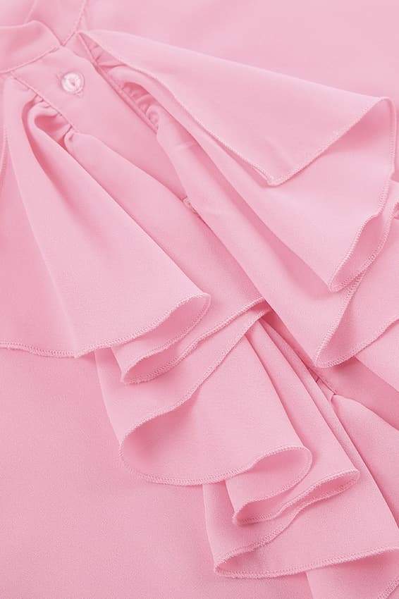 Blusa Michelle Semi-transparente com Babados