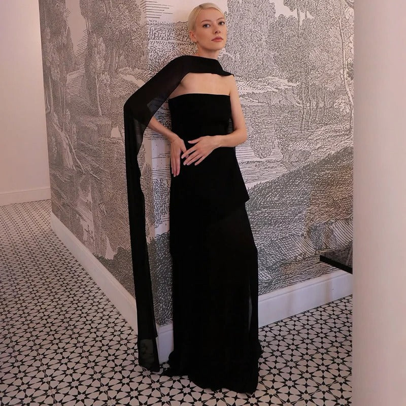 Vestido Feminino Elegante Longo - Donna