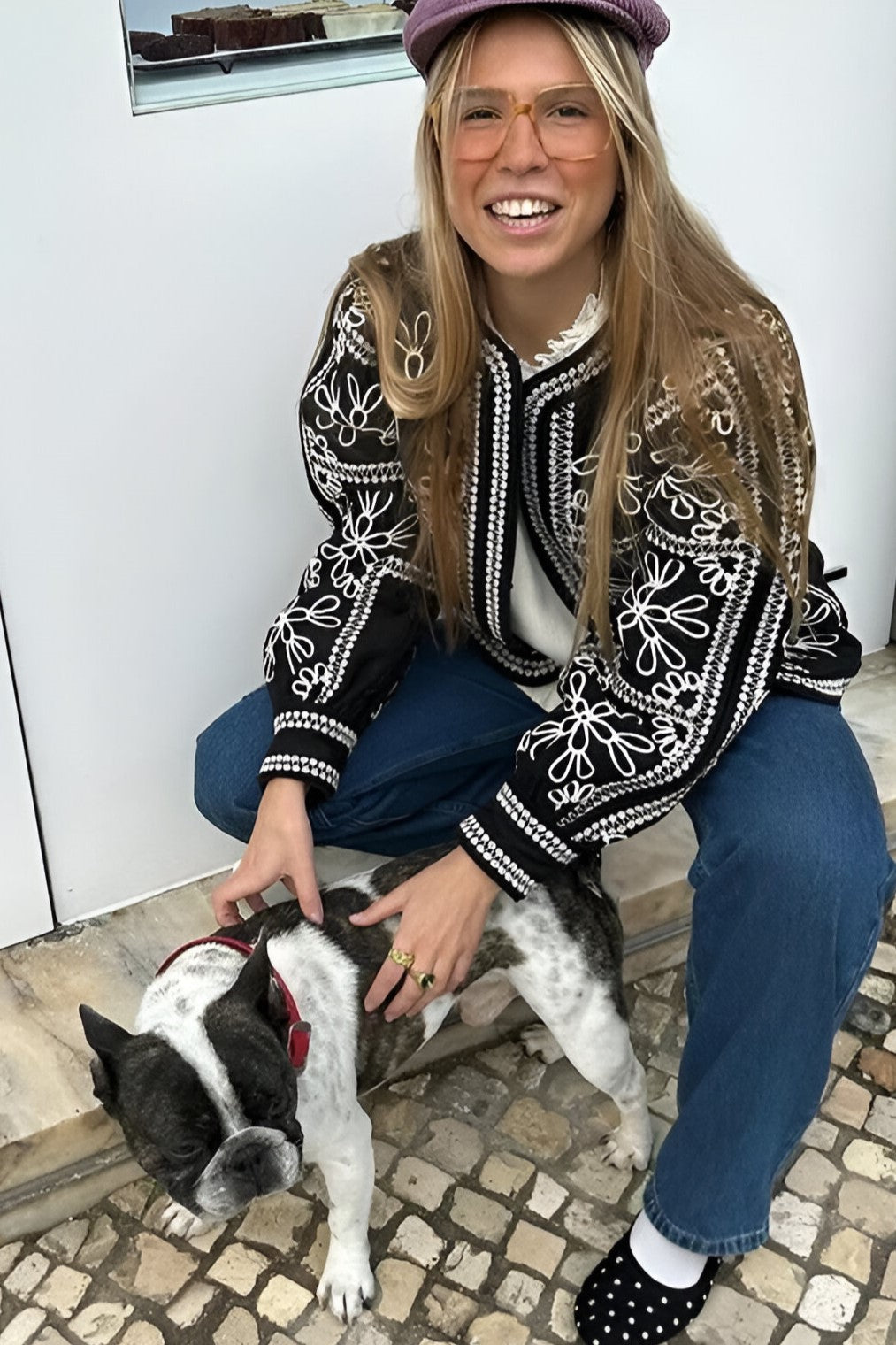 Jaqueta Saranova Color-blocked de Algodão