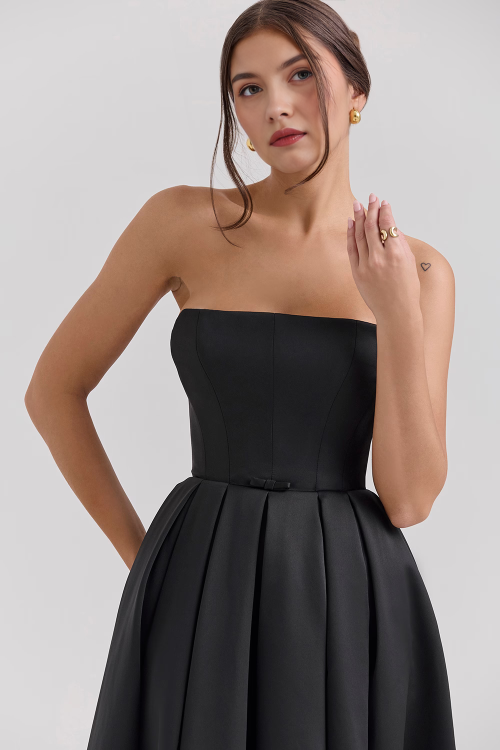 Vestido Longo Tomara que Caia Bustier Celeste
