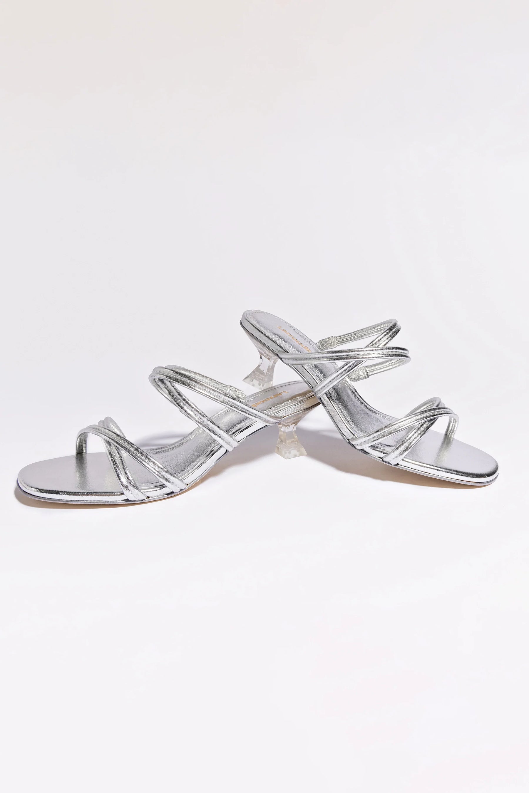 Annie Mule In Silver Specchio