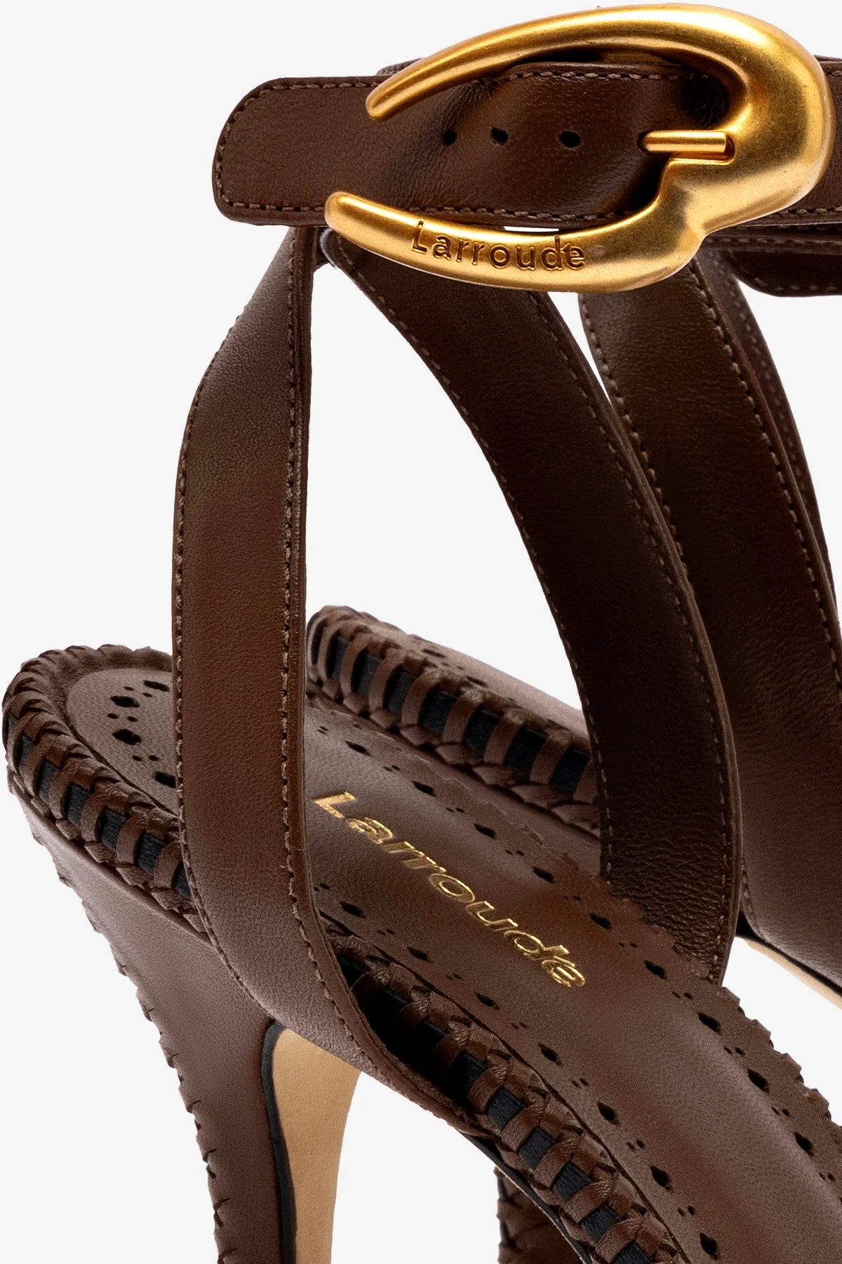 Sandália Verona Couro Marrom