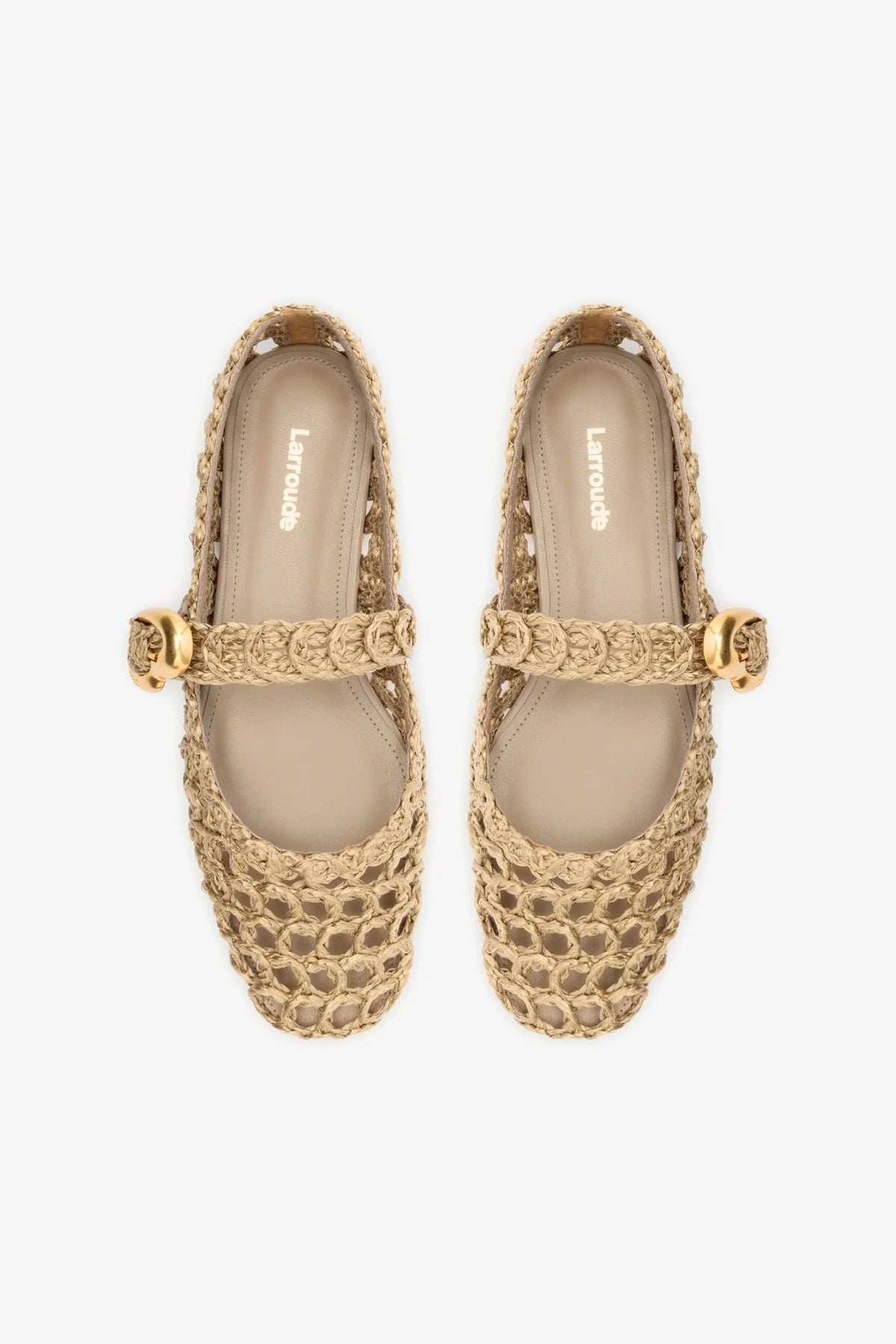 Sapatilha Verona Macramê Ráfia Bege