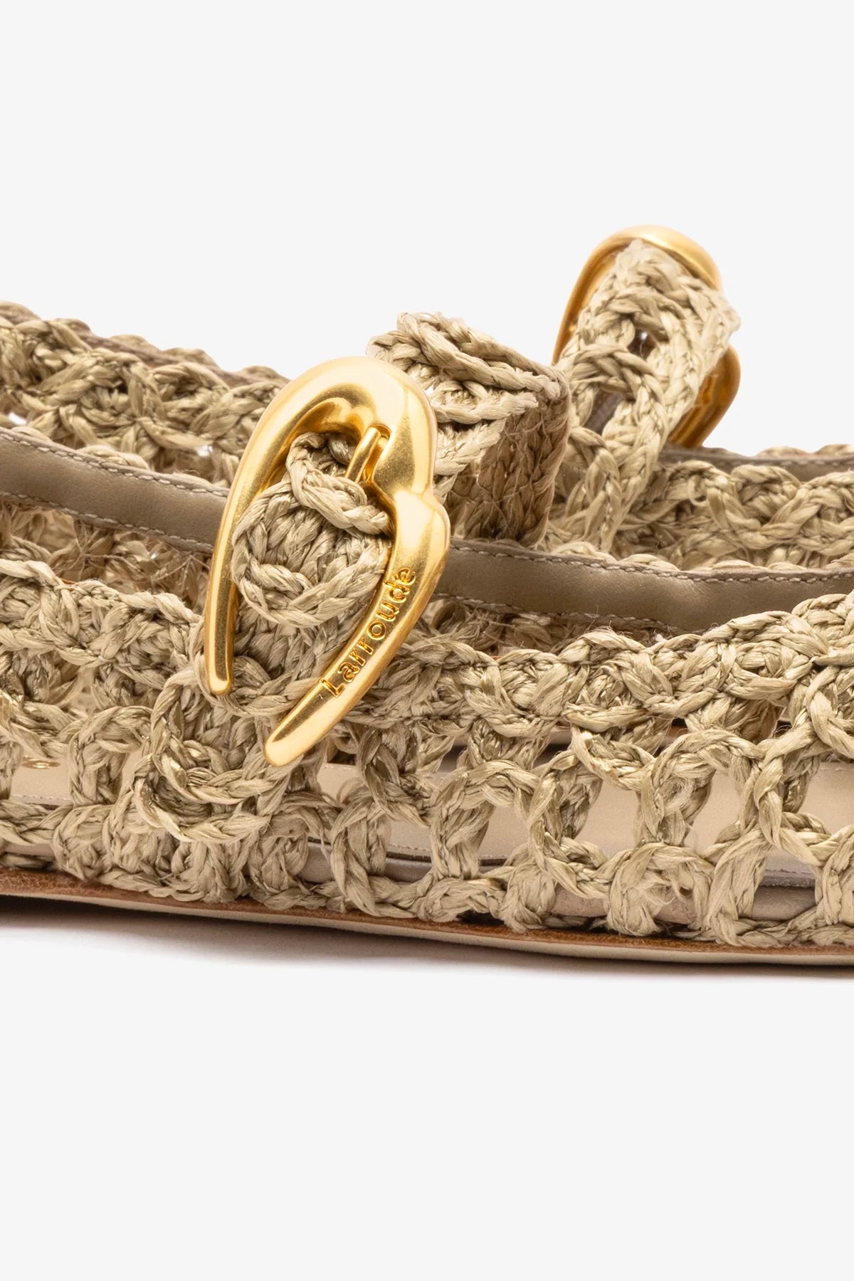 Sapatilha Verona Macramê Ráfia Bege