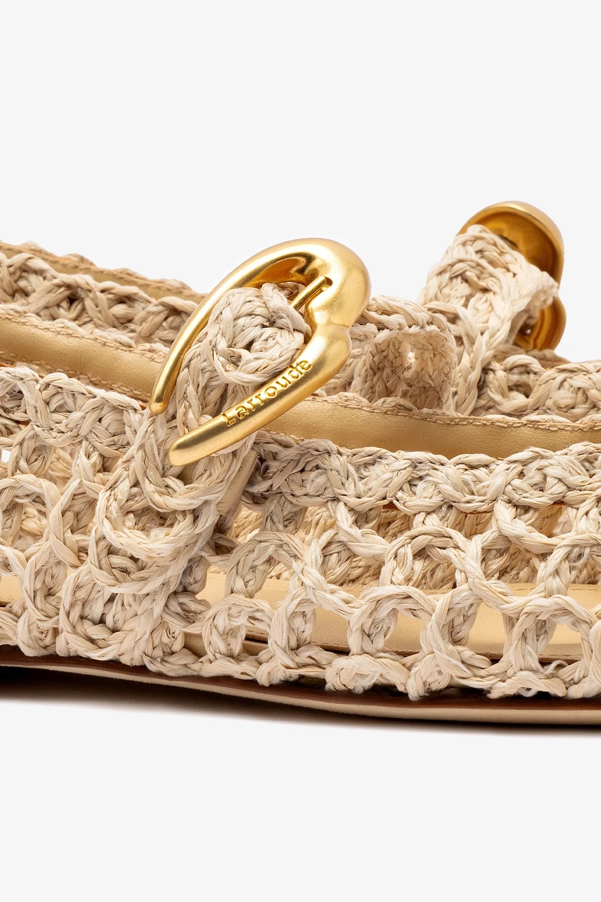 Sapatilha Verona Macramê Ráfia Natural