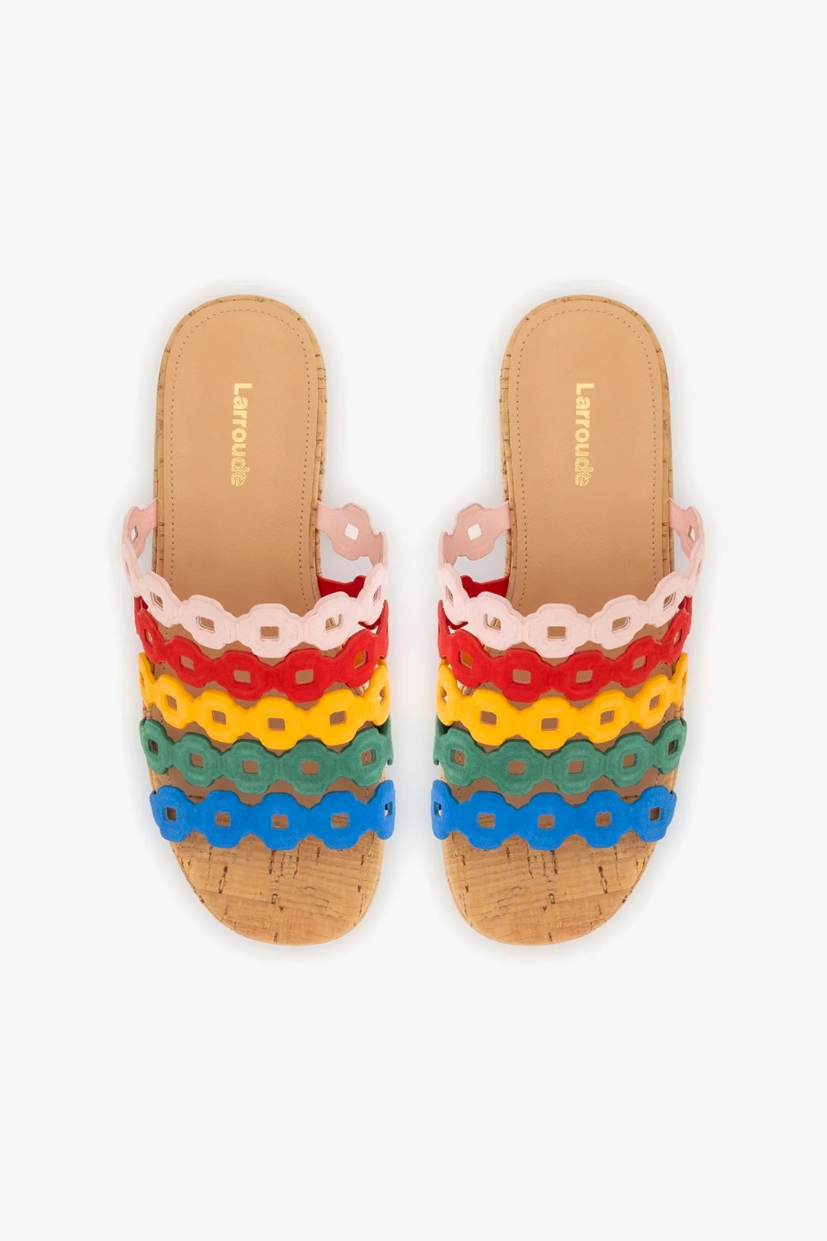 Mule Charli Couro Multicor