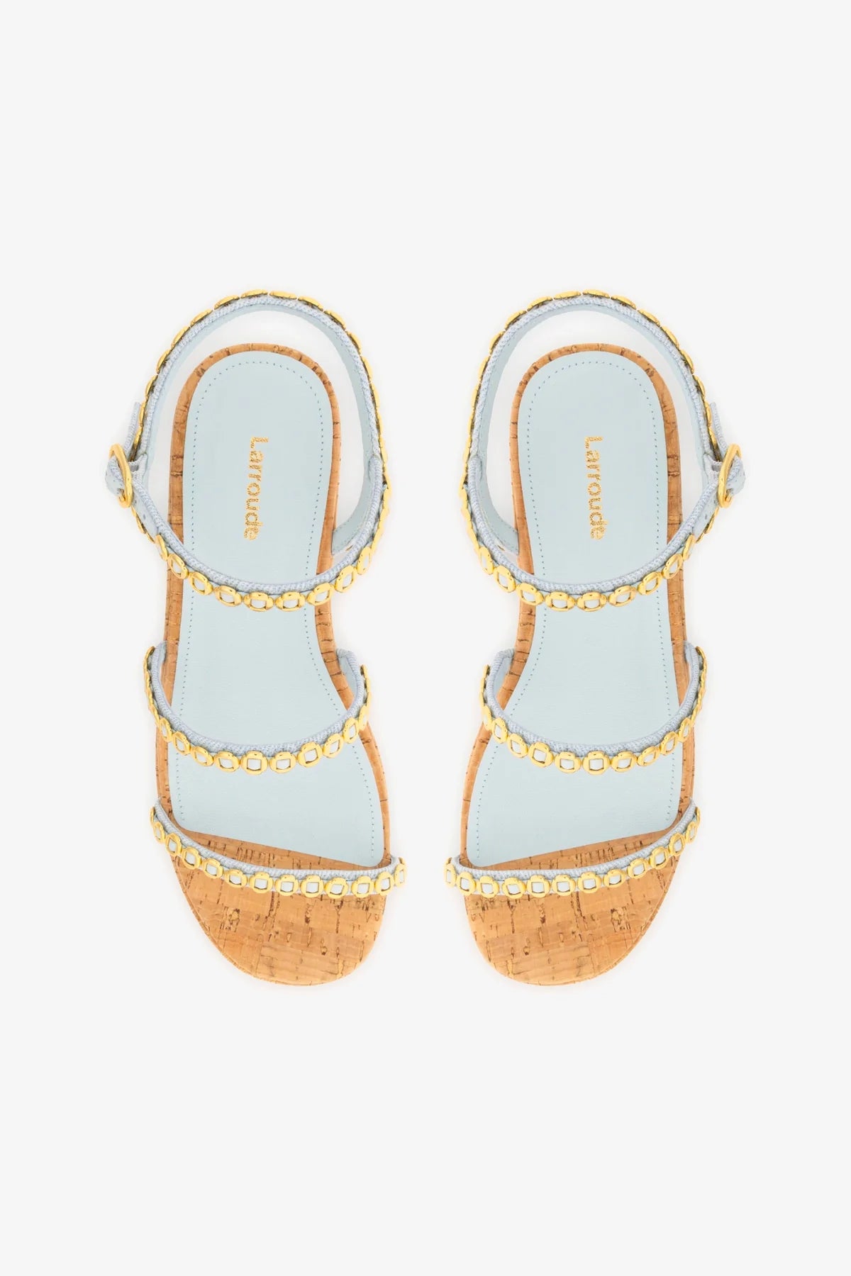 Flatform Gio Milanina Jeans e Cortiça