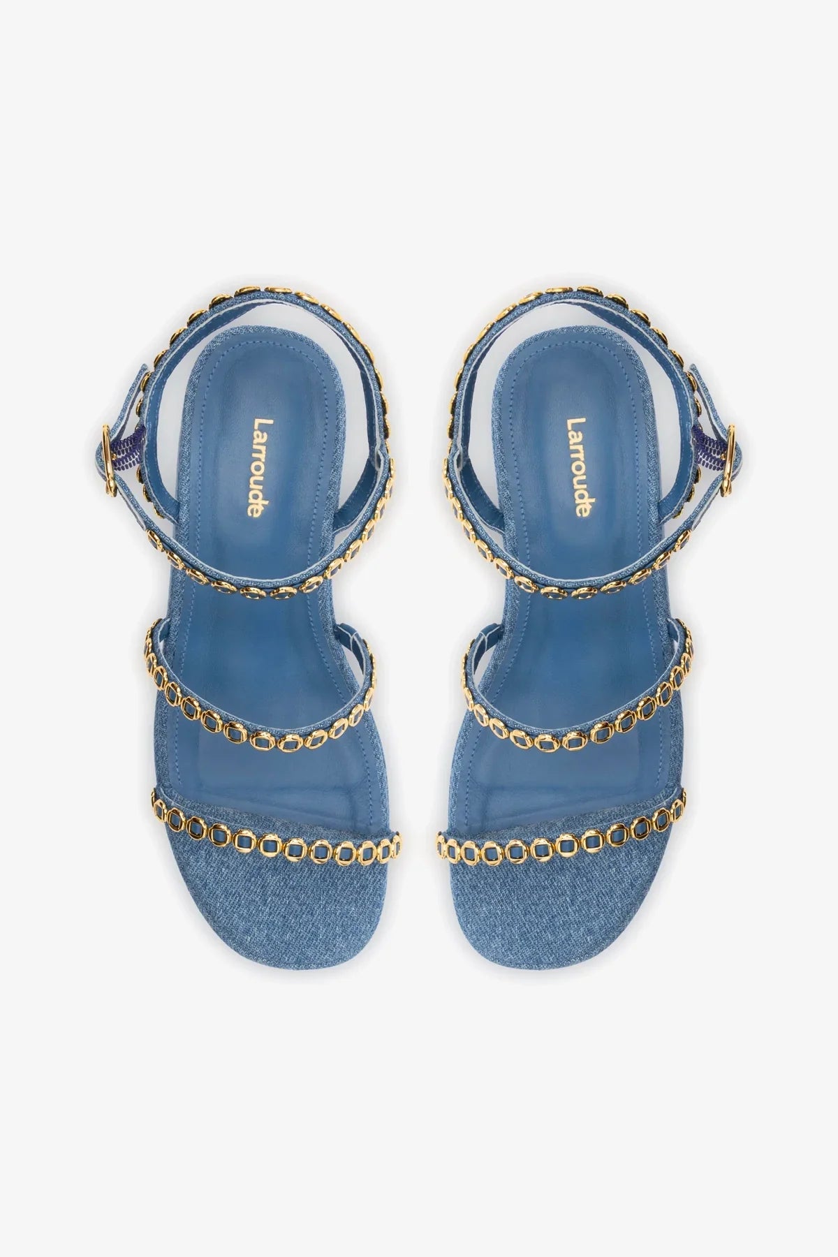 Flatform Gio Milanina Jeans Azul