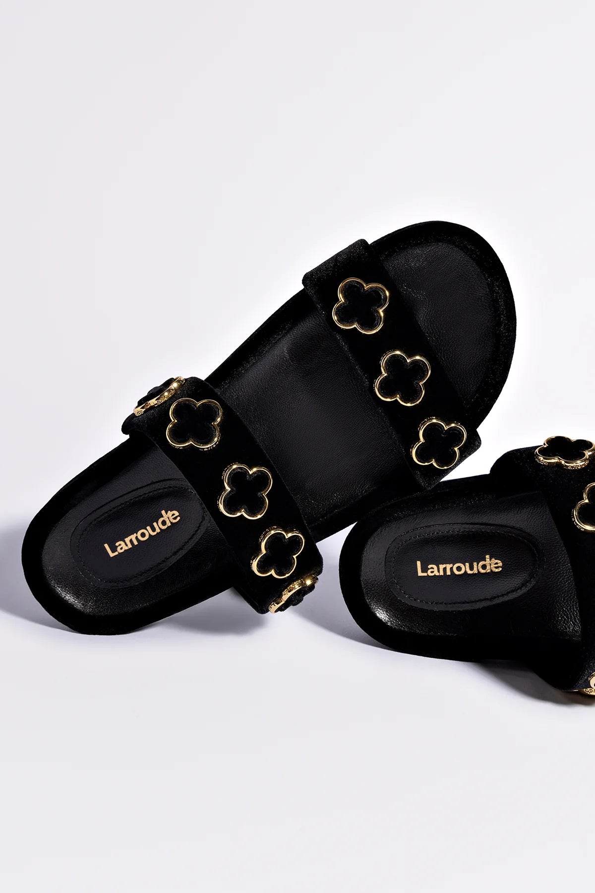 Flat Milan Piccolo Veludo Preto