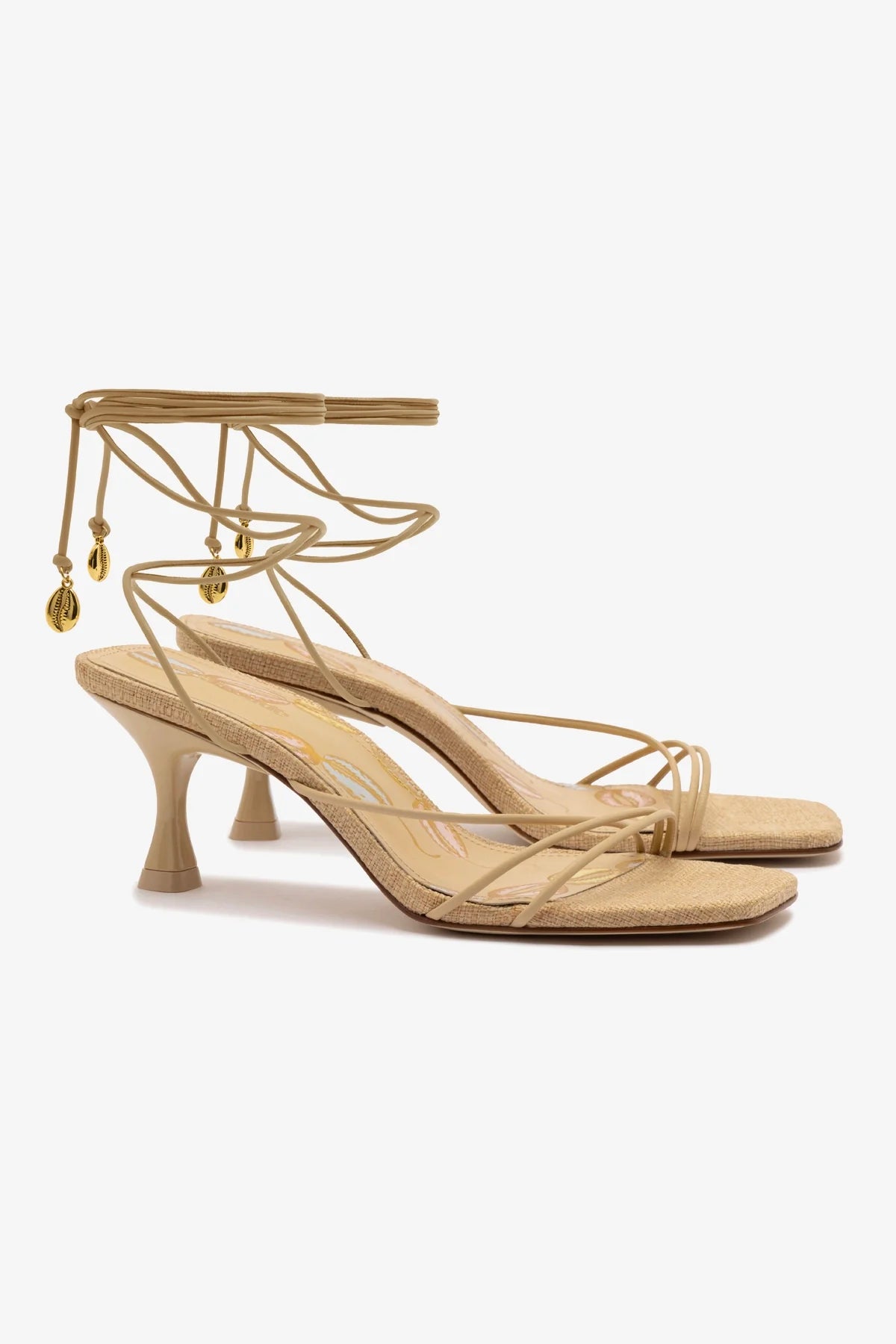 Sandália Nadia Couro Bege