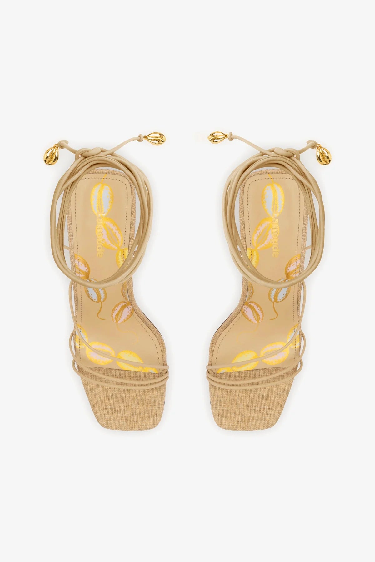 Sandália Nadia Couro Bege