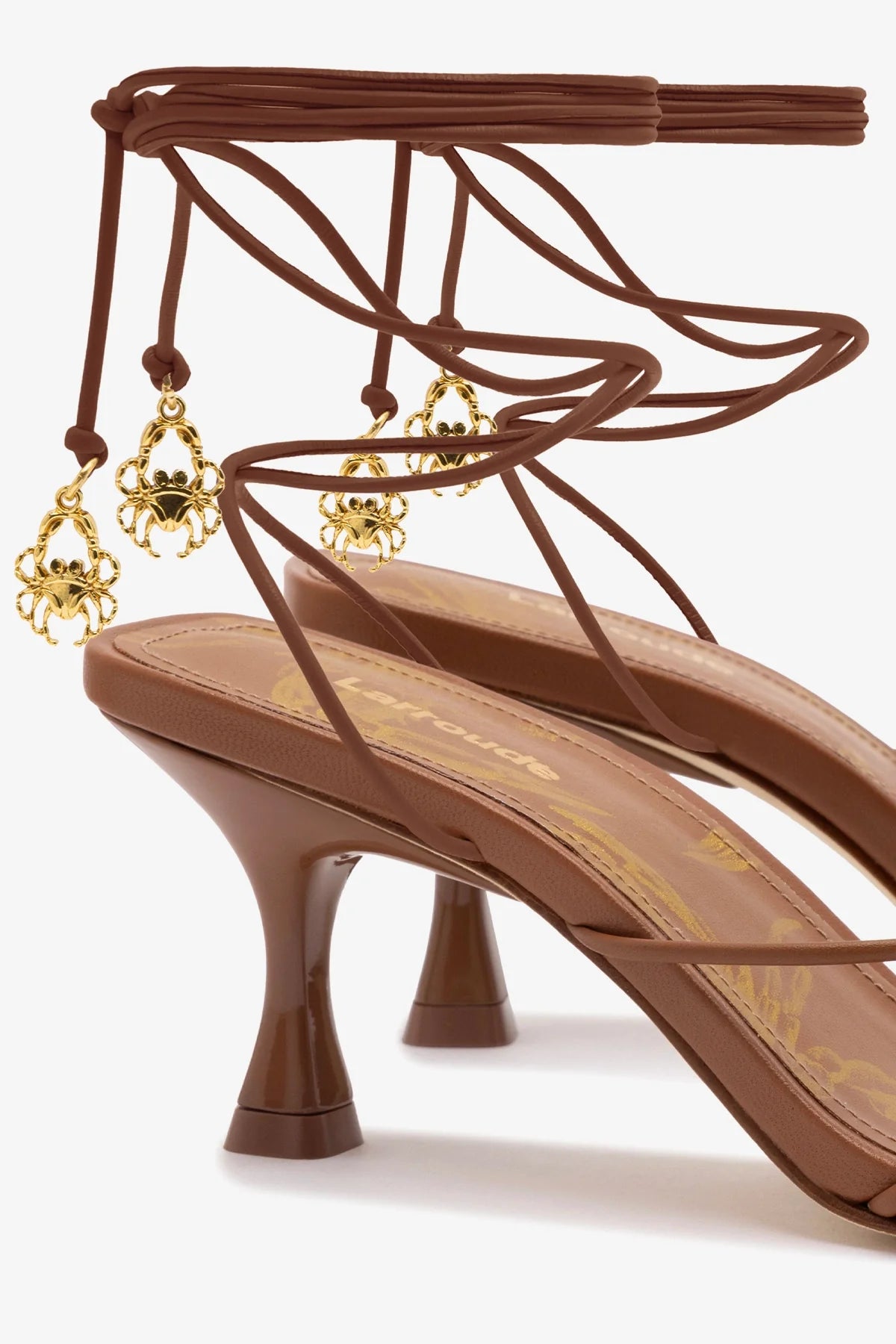 Sandália Nadia Couro Caramelo