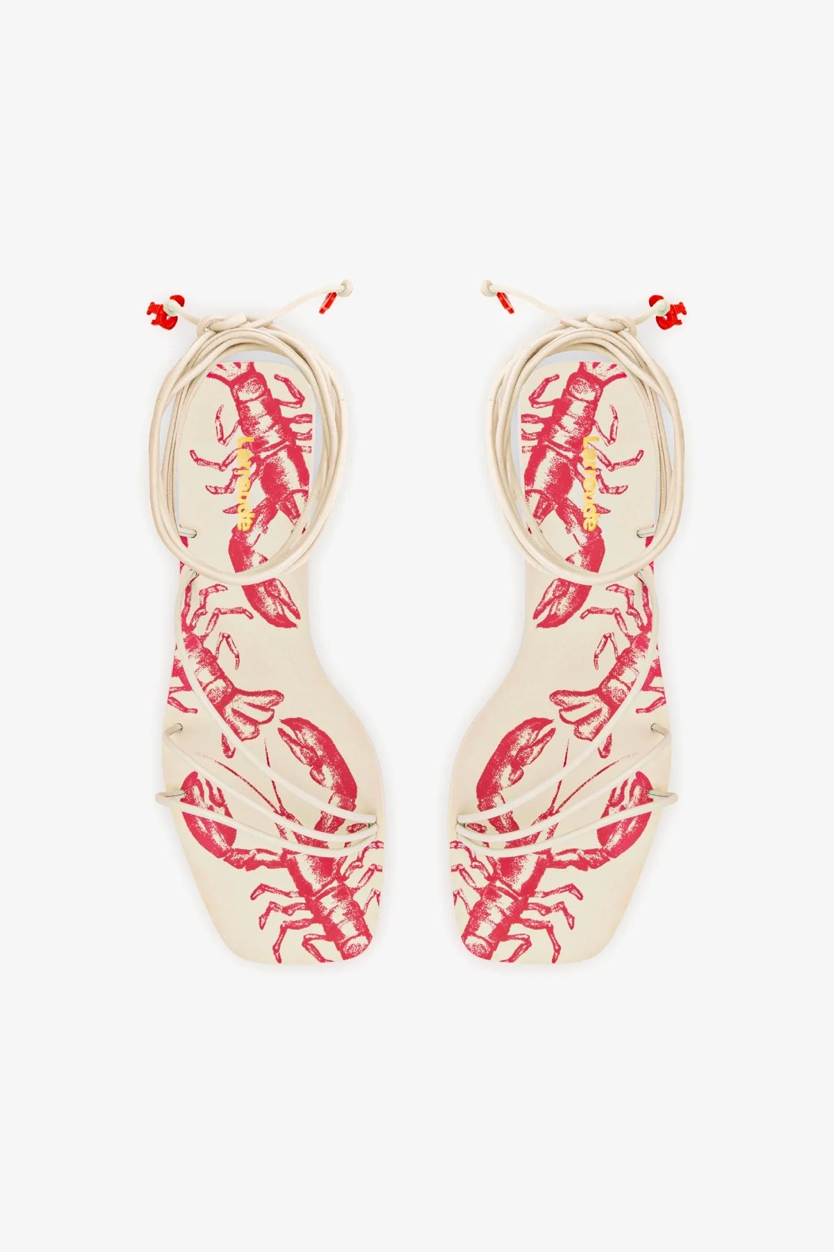 Sandália Flat Nadia Couro Off White