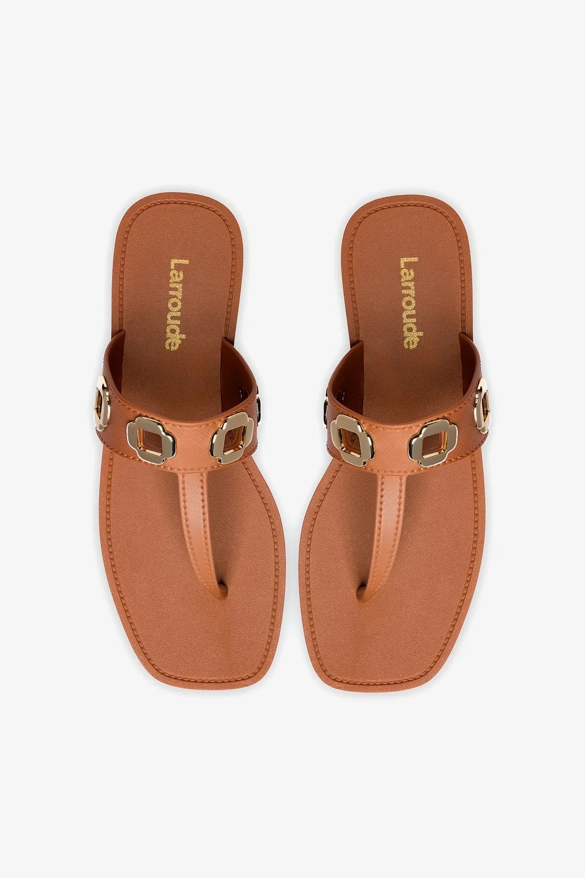 Flat Milan S PVC Caramelo