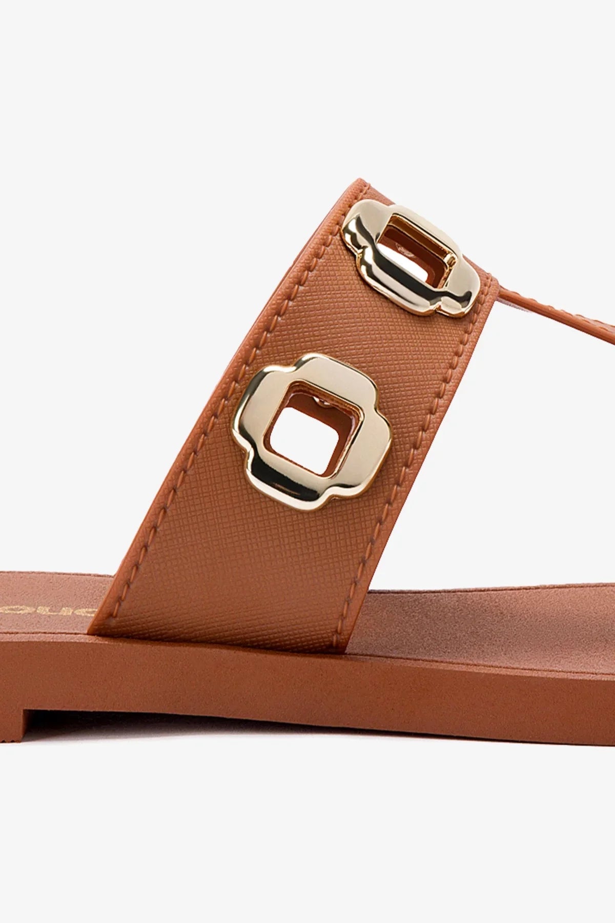 Flat Milan S PVC Caramelo