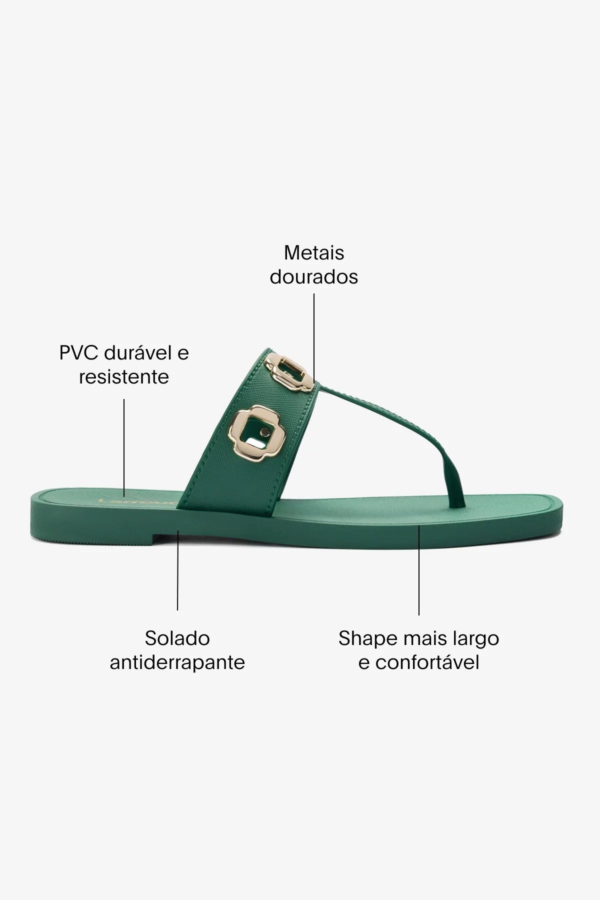 Flat Milan S PVC Verde