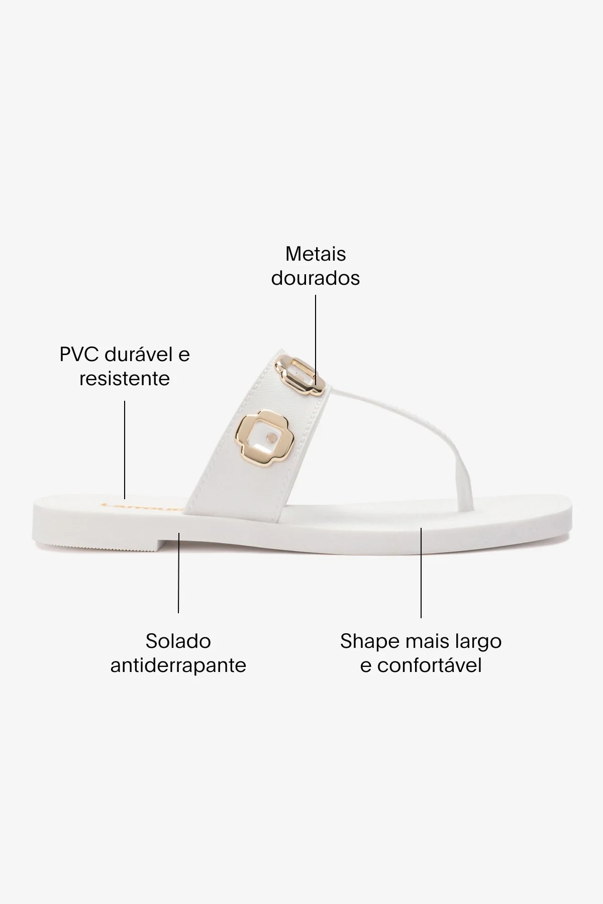 Flat Milan S PVC Branco