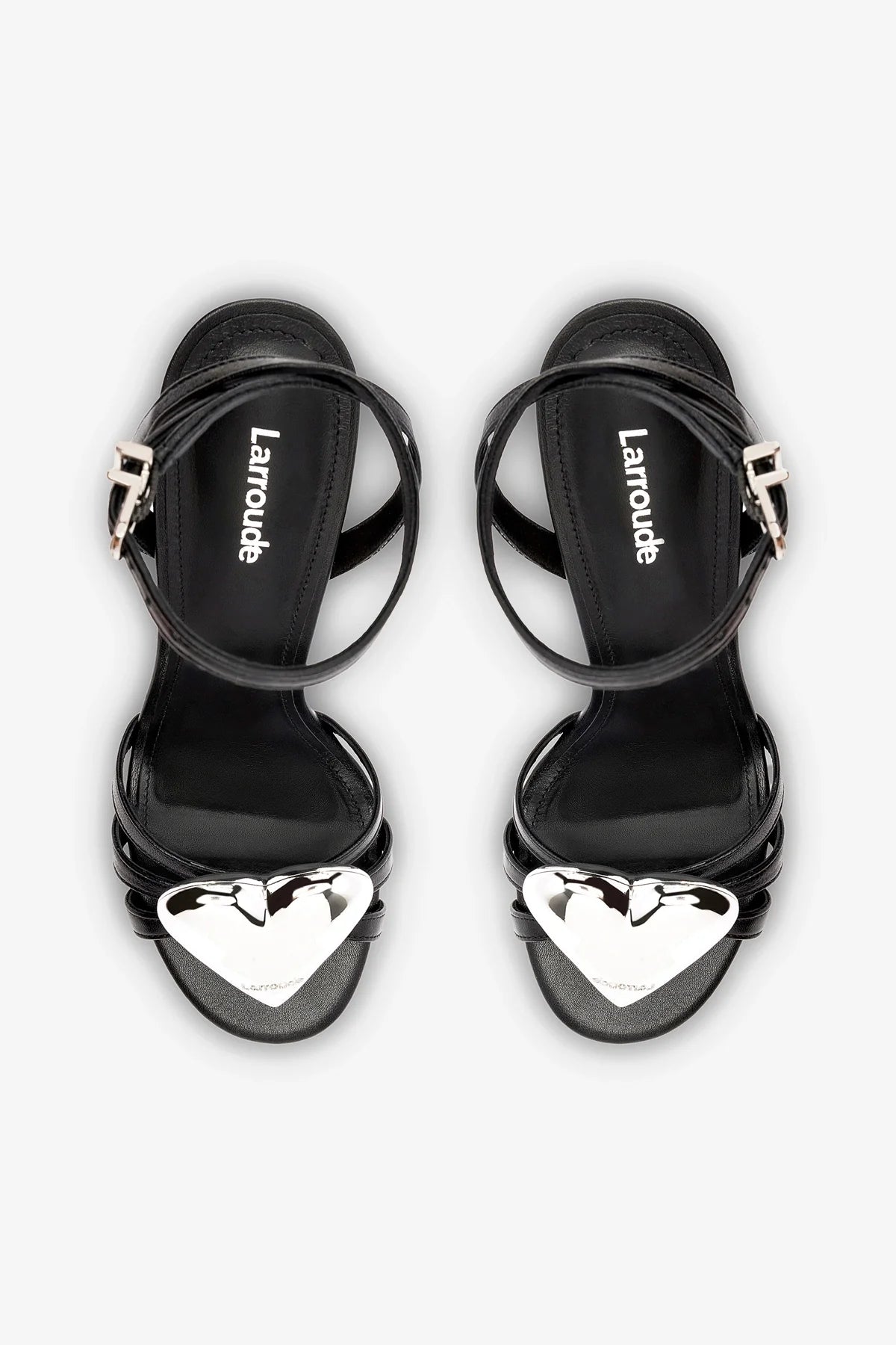 Amore Sandal in Black Leather