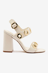 Sandália Milan Hi Couro Off White