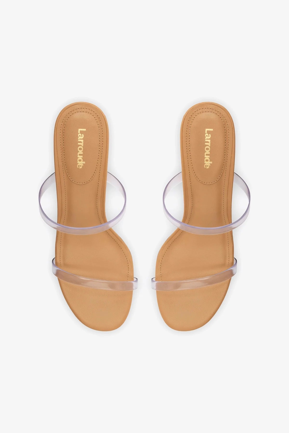 Mule Dew Drop Couro Bege e Vinil