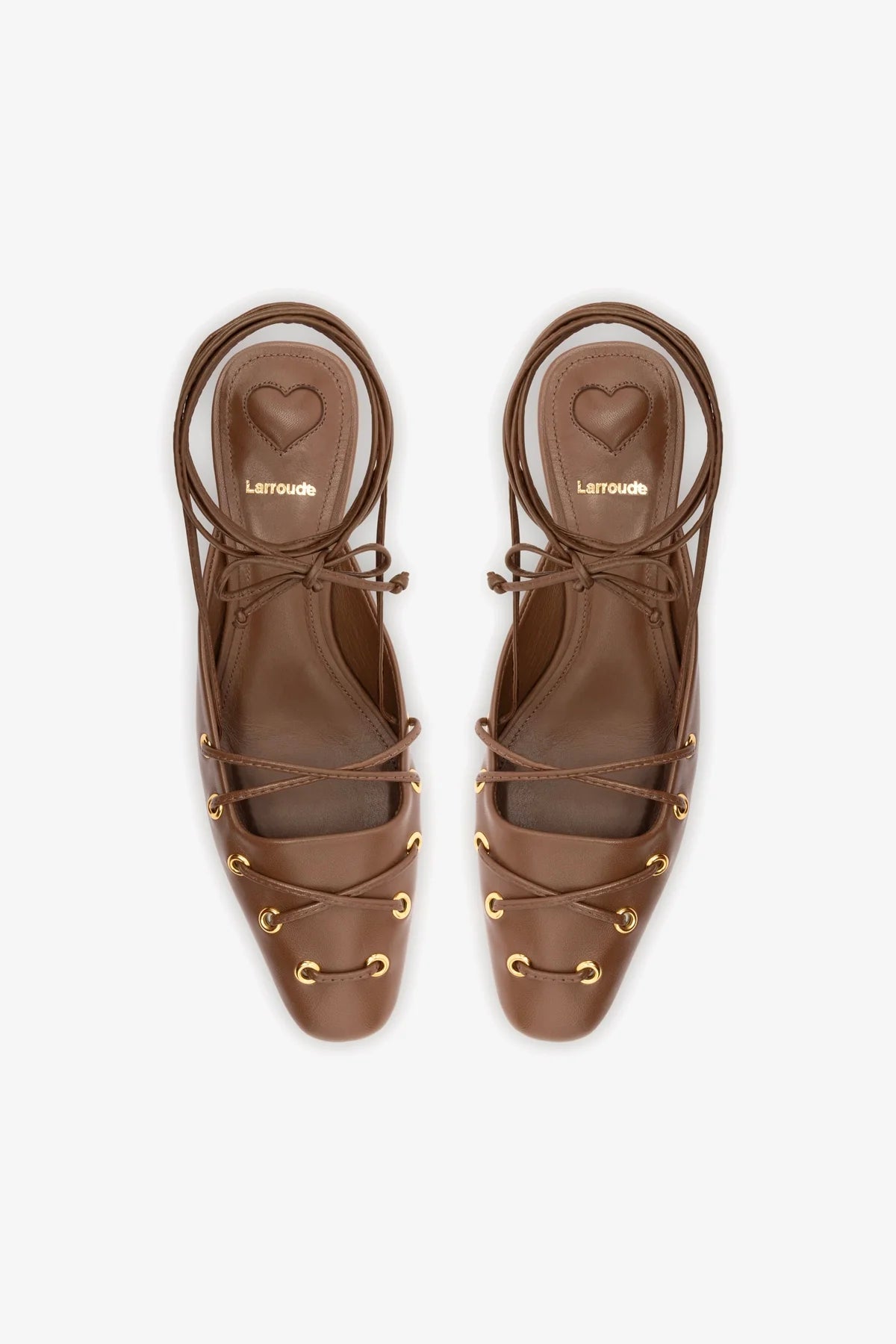 Mule Amarração Amal Couro Marrom