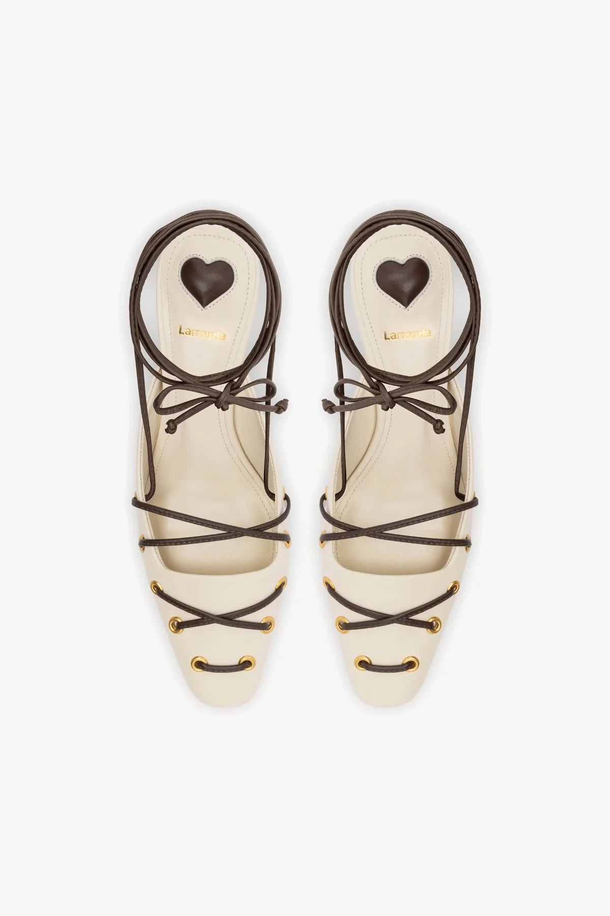 Mule Amarração Amal Couro Off White