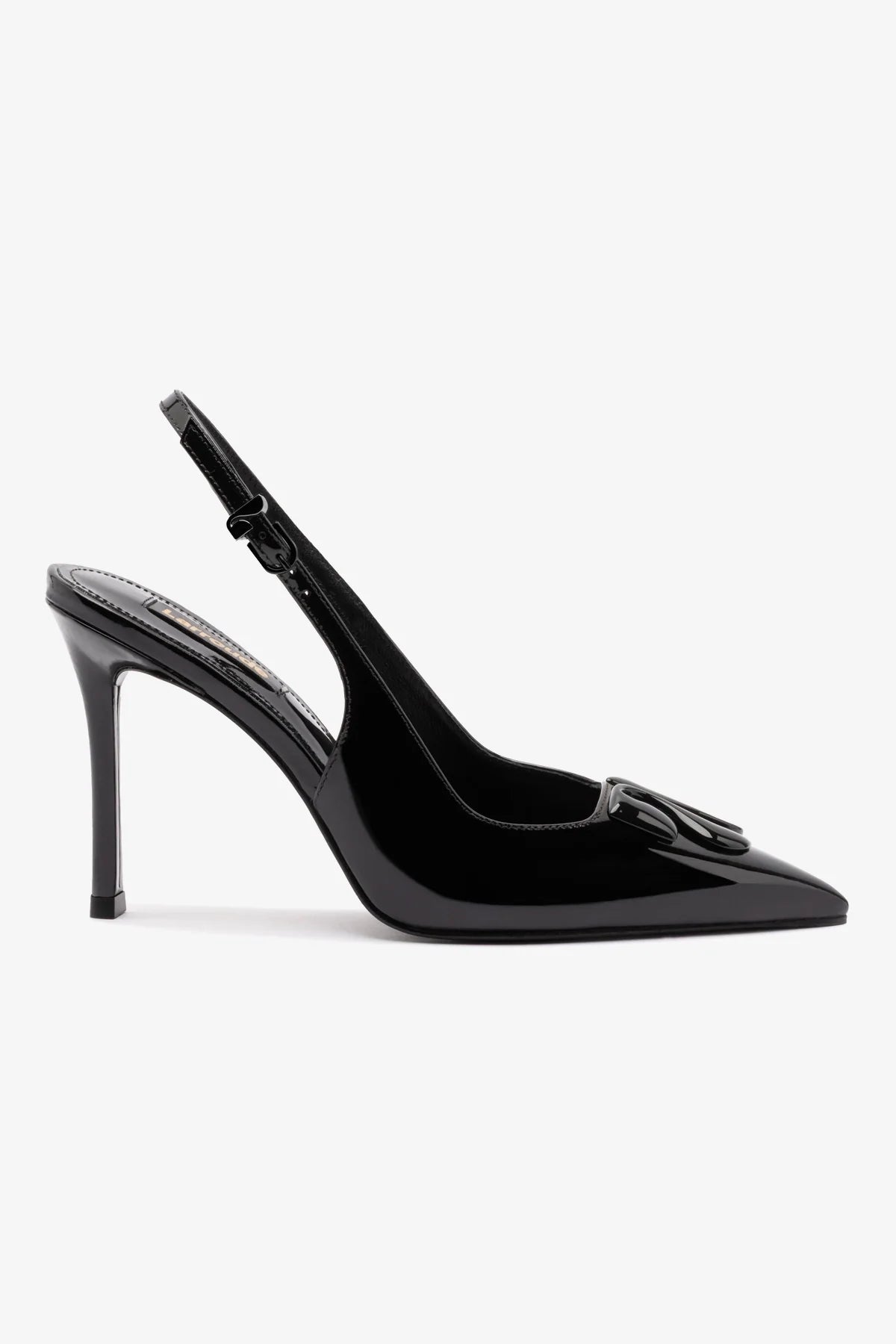 Slingback Kaitlan LL Couro Preto