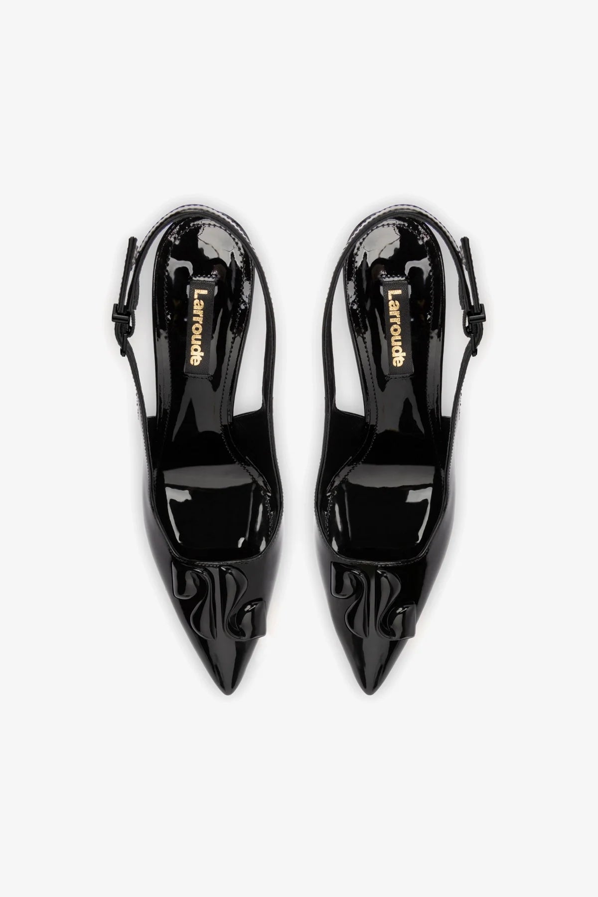 Slingback Kaitlan LL Couro Preto