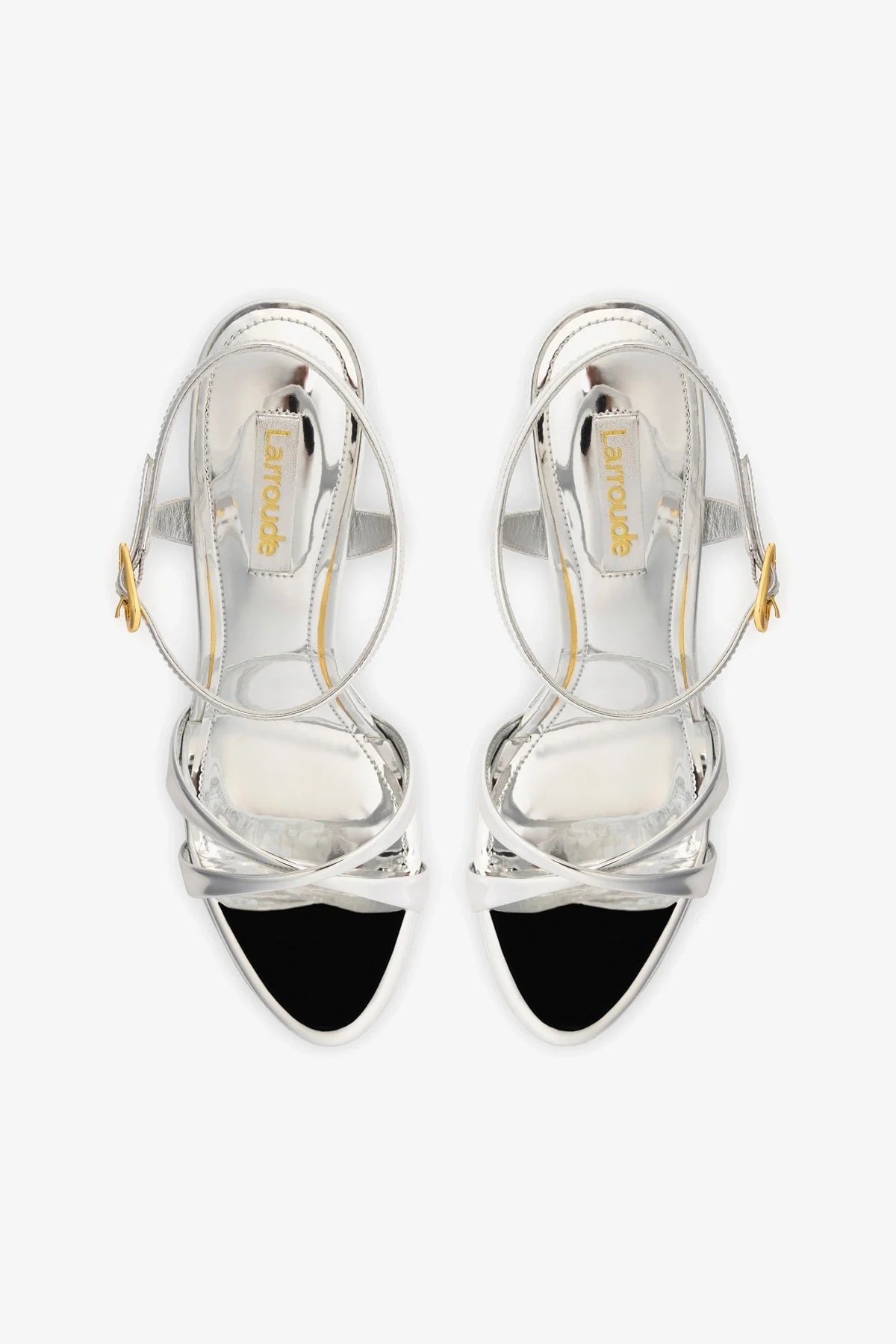 Sandália Angelina Couro Prateado