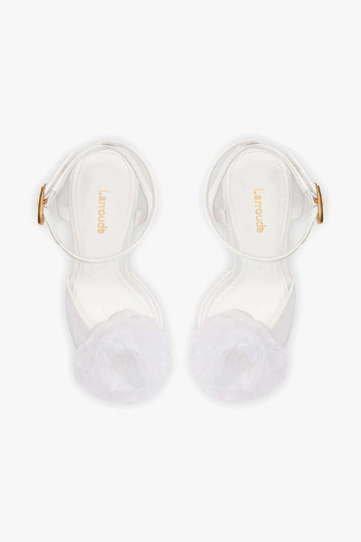 Salma Platform Sandal In White Satin