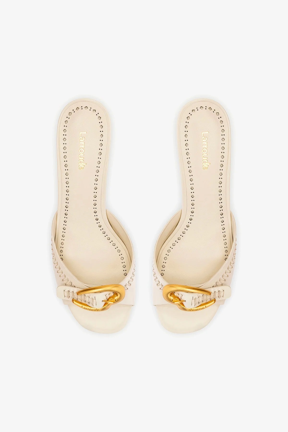 Verona Mule In Ivory Leather