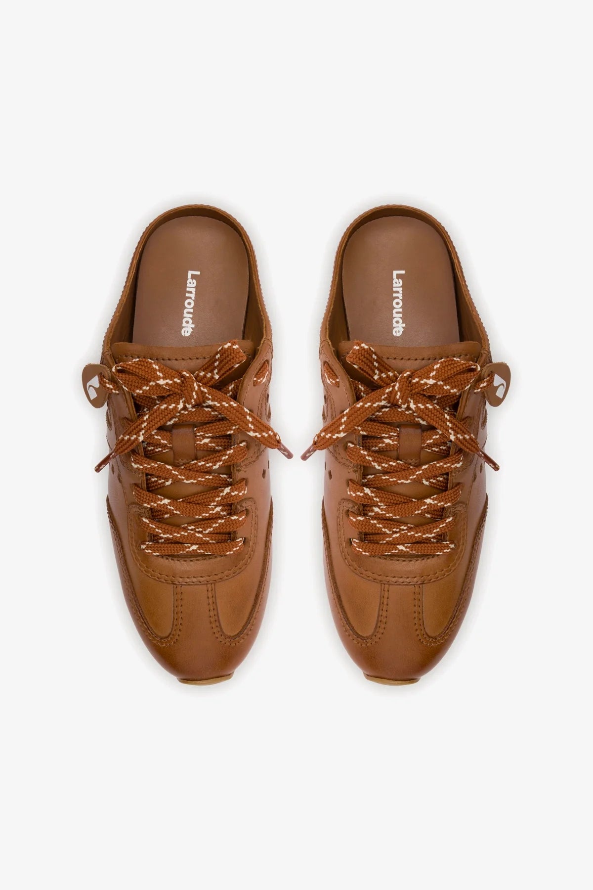 Mule Stella Couro Caramelo