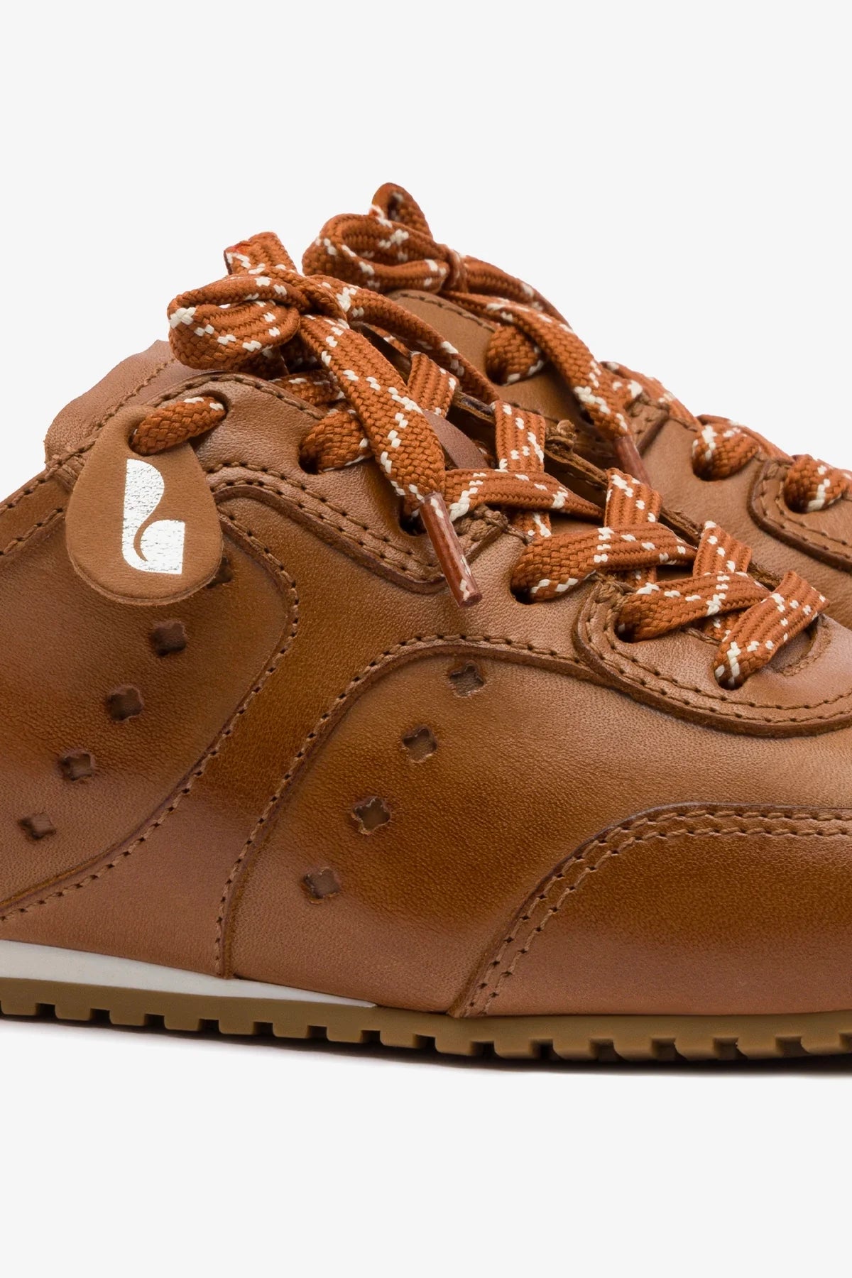 Mule Stella Couro Caramelo