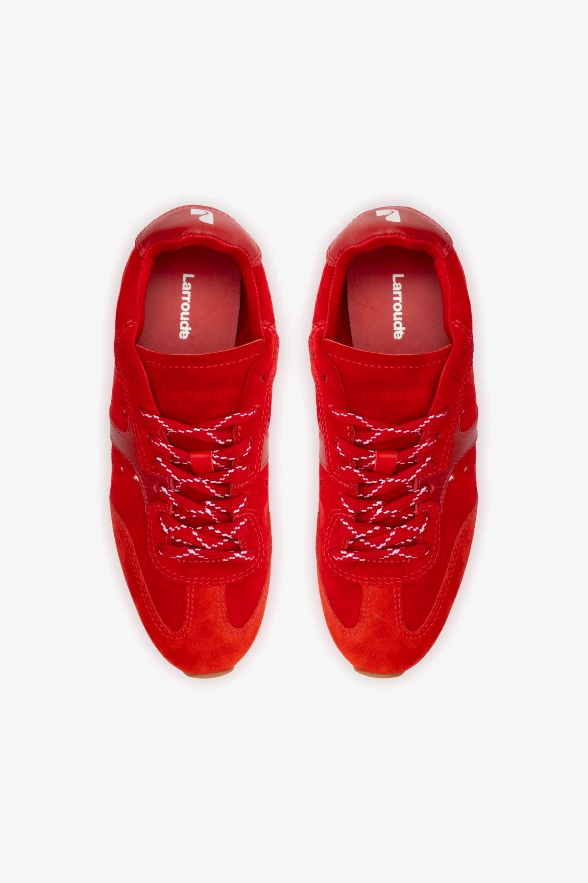 Tênis Stella Camurça Vermelho e Couro Vermelho