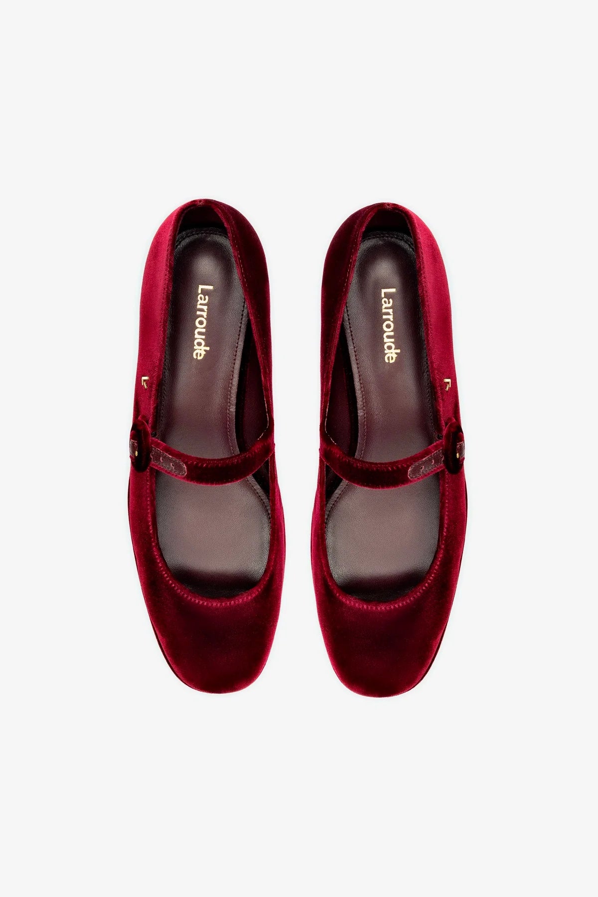 Flatform Blair Veludo Vinho