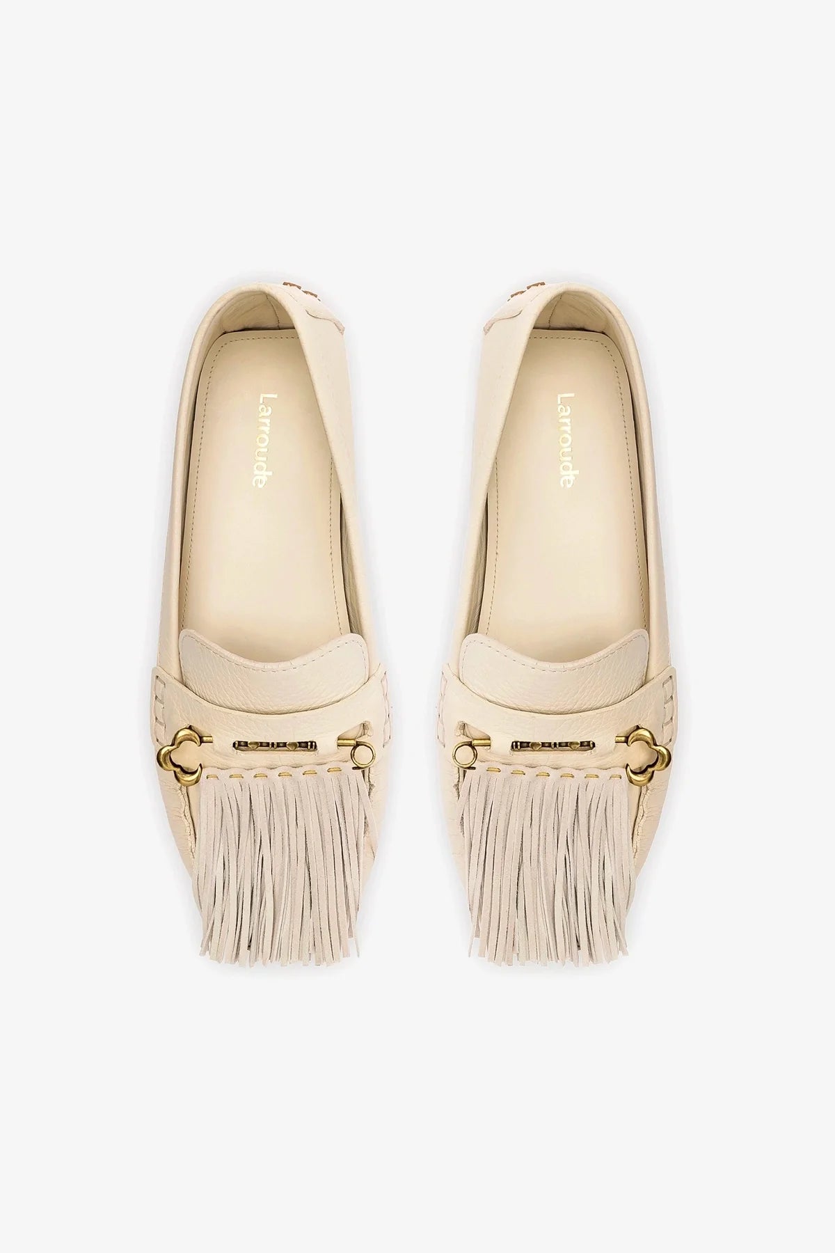 Joy Mocassin In Ivory Leather