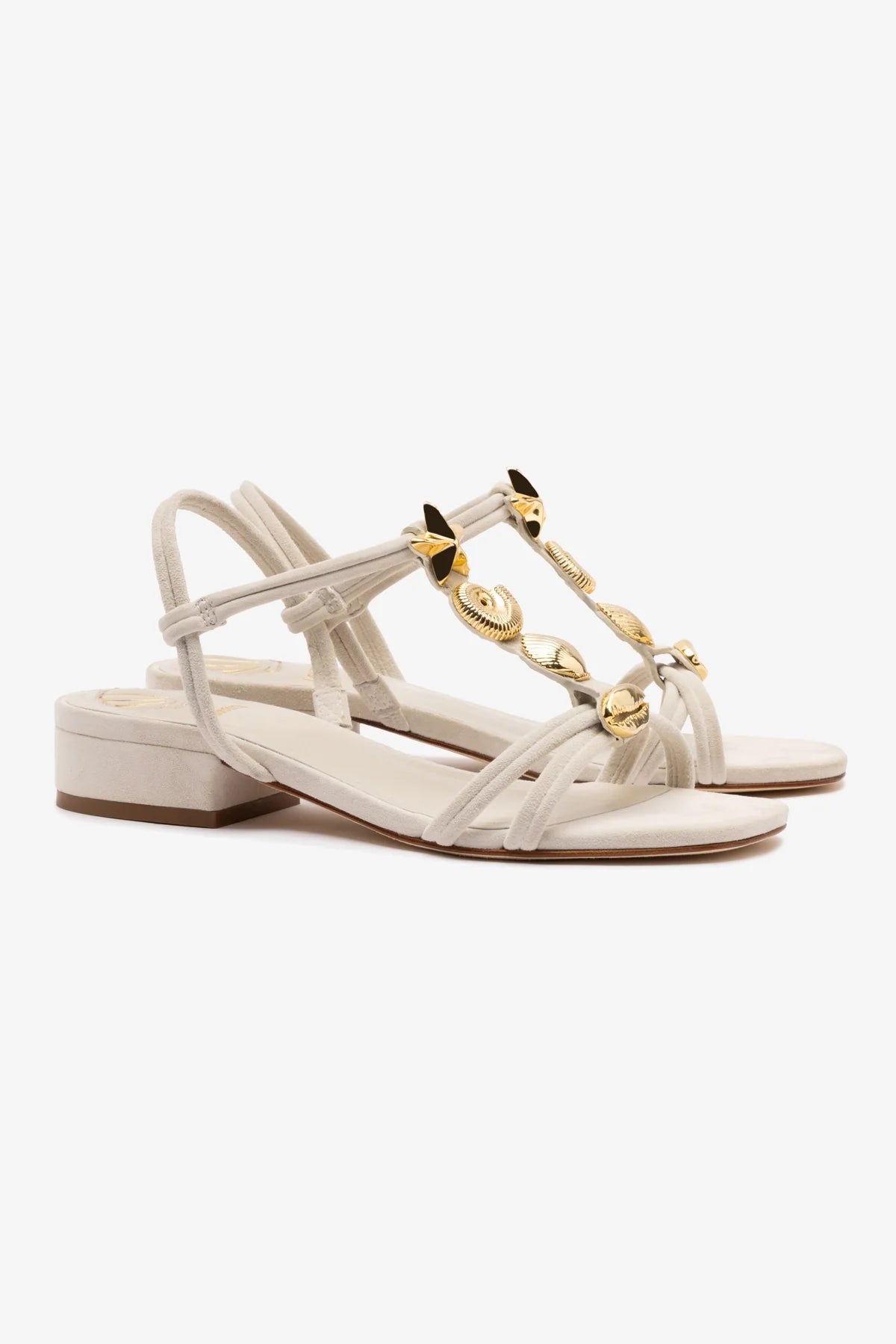 Sandália Flat Shelly Camurça Cinza