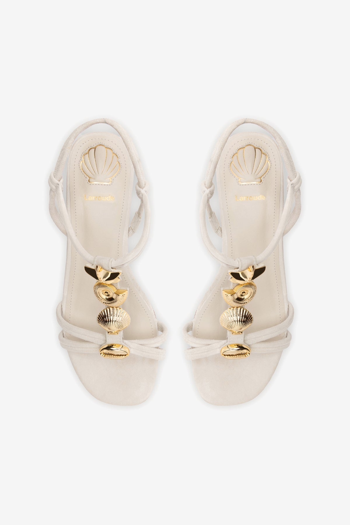 Sandália Flat Shelly Camurça Cinza