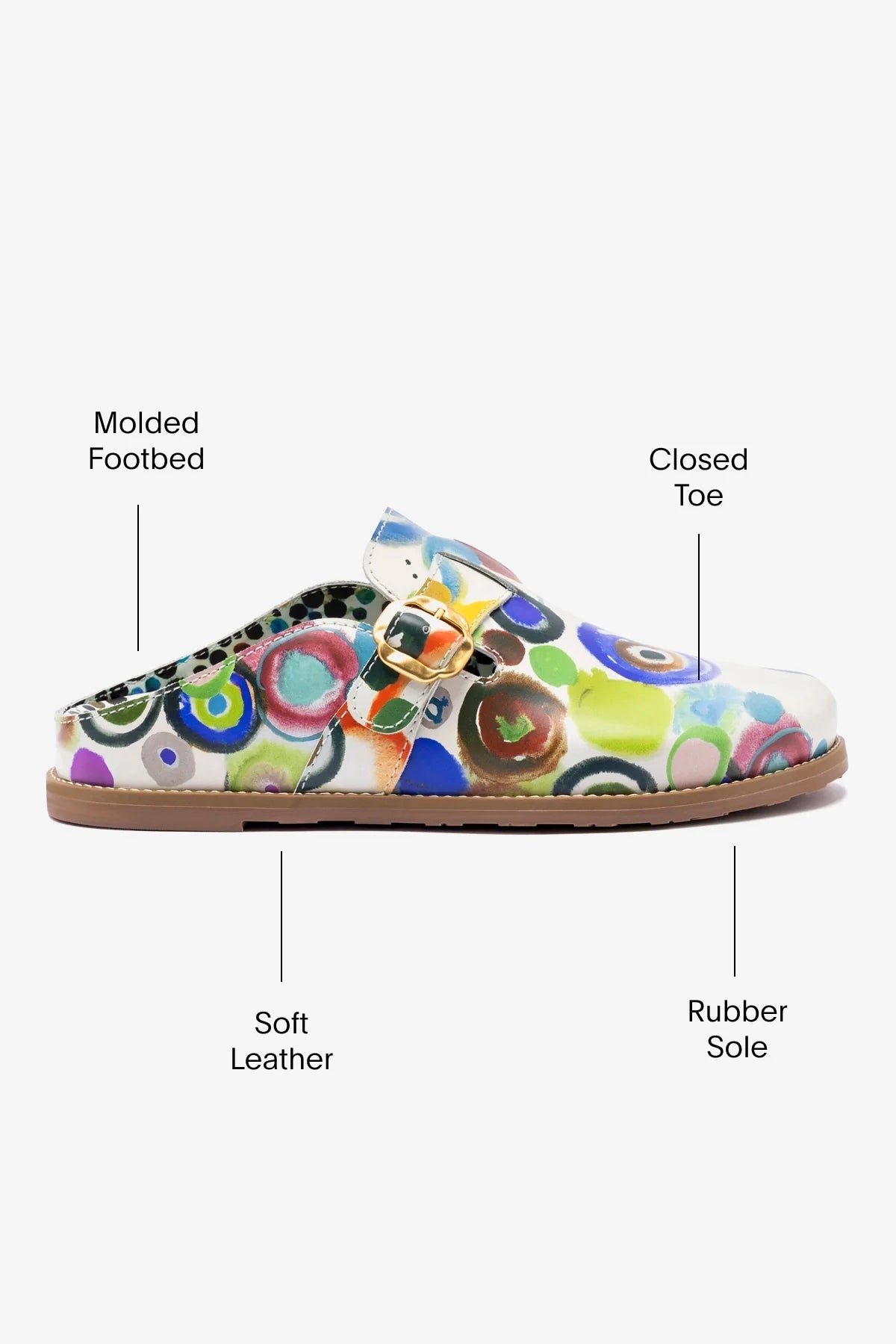 Larroudé x Libertine Milan Clog In JH Gouache