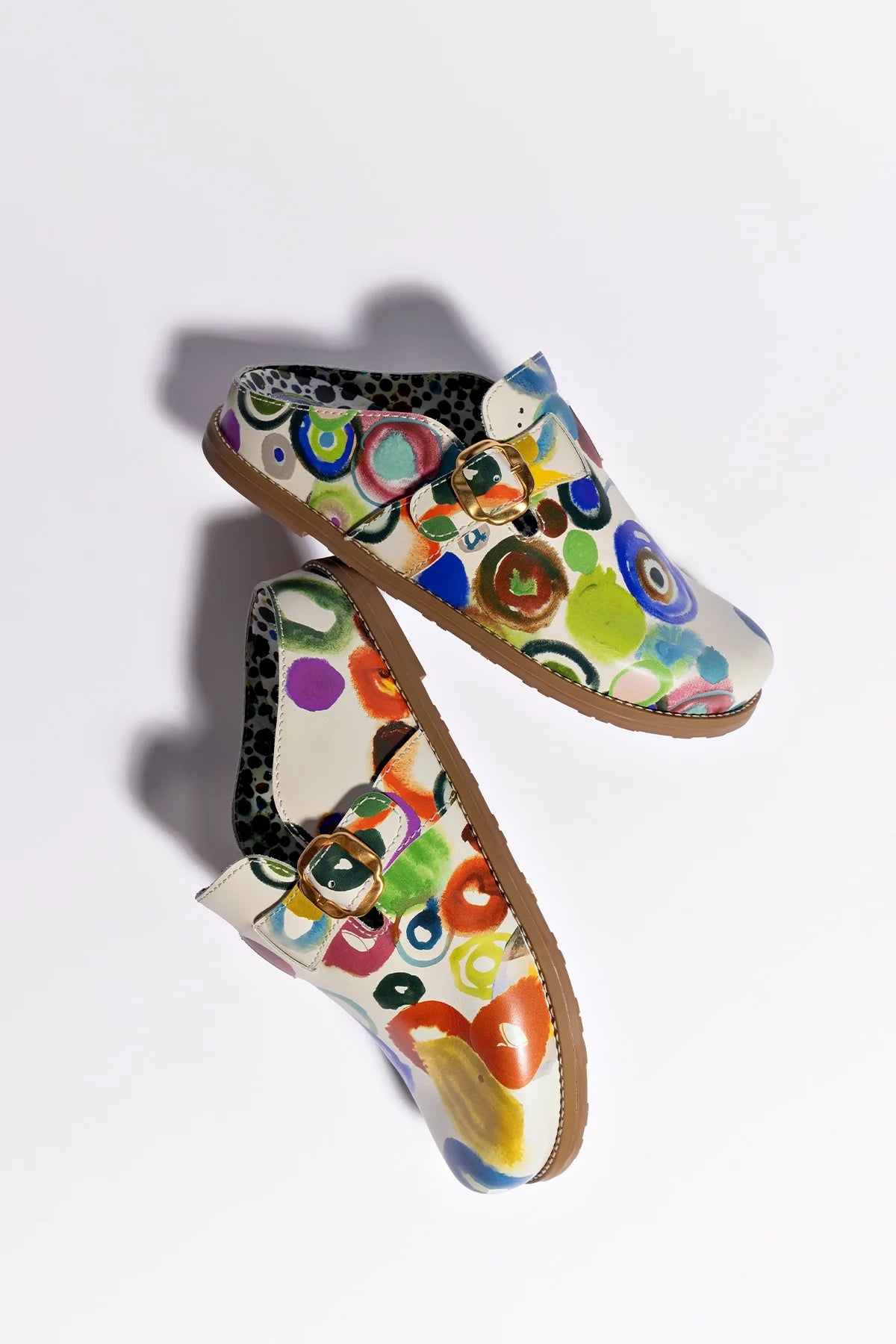 Larroudé x Libertine Milan Clog In JH Gouache